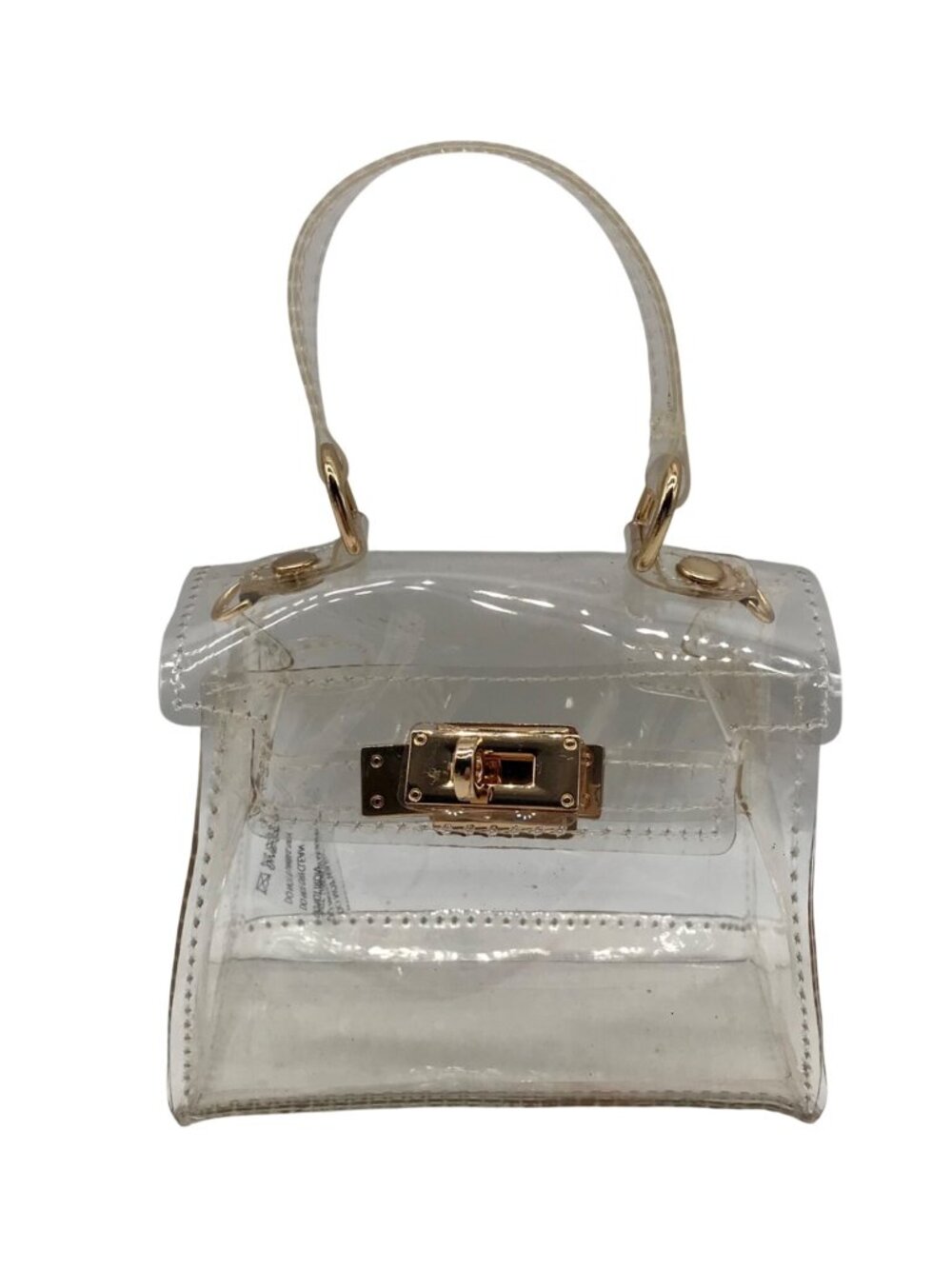 Like Dreams Clear Mini Vinyl Crossbody Bag